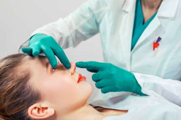 بعد تجميل طرف الأنف